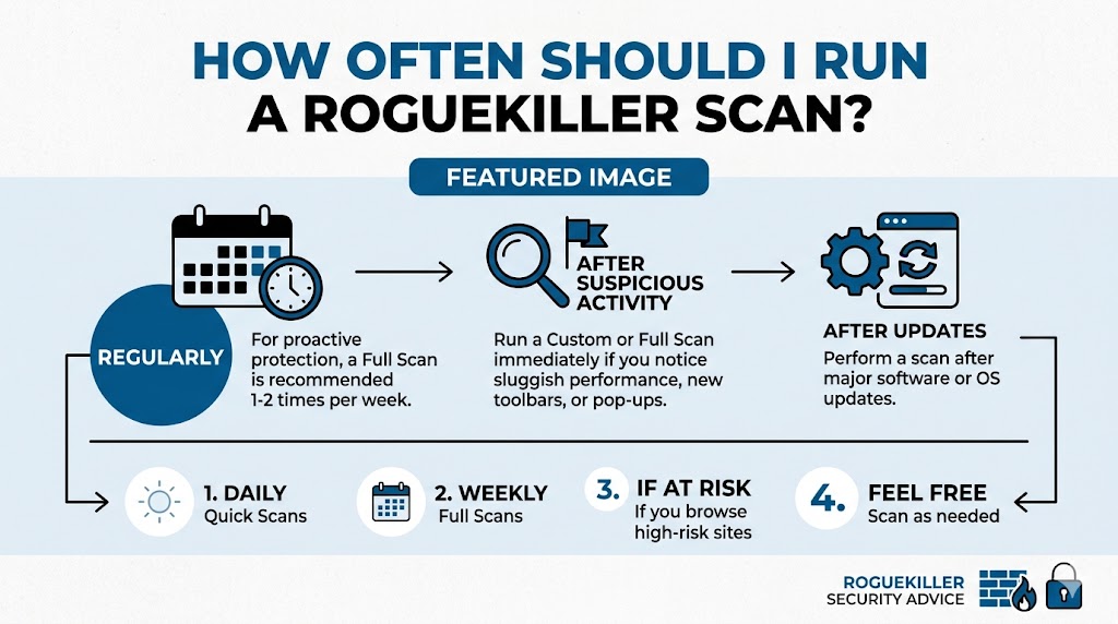 How often should I run a RogueKiller scan
